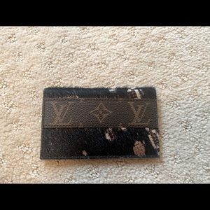 Upcycled Louis Vuitton Bifold Card Holder